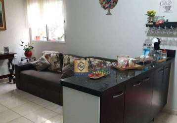 Apartamento com 2 dormitórios, 58 m² - venda por r$ 320.000,00 ou aluguel por r$ 1.912,00/mês - vila curuçá - santo andré/sp