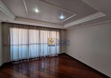 Apartamento com 3 dormitórios para alugar, 127 m² por r$ 3.922,25/mês - bangu - santo andré/sp