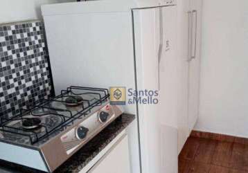 Kitnet com 1 dormitório para alugar, 30 m² por r$ 1.605,00/mês - bangu - santo andré/sp