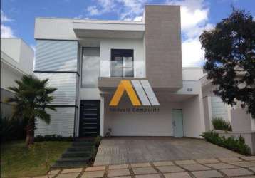 Casa com 3 dormitórios à venda, 245 m² por r$ 1.700.000,00 - condomínio mont blanc - sorocaba/sp