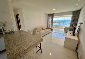 Apartamento 2/4, mobiliado, suíte, varandão com vista panorâmica mar, ladeira da barra.