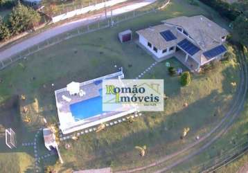 Chácara com 4 dormitórios, 5000 m² - venda por r$ 1.750.000 ou aluguel por r$ 8.048/mês - portão - atibaia/sp