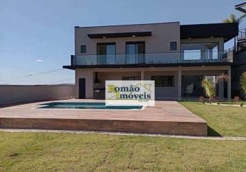 Casa com 4 dormitórios à venda, 270 m² por r$ 1.950.000 - condomínio residencial shamballa iii - atibaia/sp