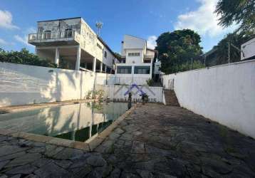 Casa com 3 dormitórios com piscina  à venda, 395 m² por r$ 1.500.000 - ponte de são joão - jundiaí/sp