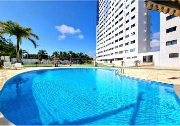 Apartamento com 2 quartos para alugar no capim macio, natal , 56 m2 por r$ 2.500