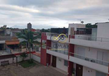 Apartamento triplex com 2 dormitórios à venda, 120 m² por r$ 600.000,00 - massaguaçu - caraguatatuba/sp