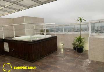 Cobertura duplex nas alturas com jacuzzi e quintal  4 quartos,  230m²