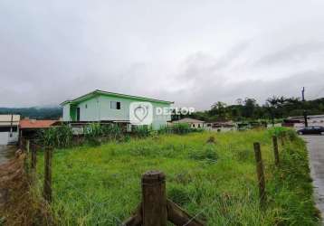 Terreno à venda em fundos, biguaçu - sc | vazio de esquina