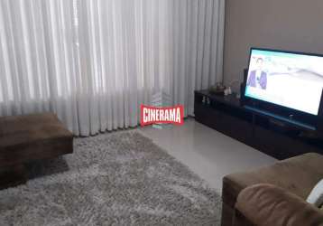 Sobrado à venda, 3 quartos, 1 suíte, 3 vagas, vila palmares - santo andré/sp