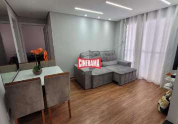 Apartamento à venda, 2 quartos, 1 vaga, vila metalúrgica - santo andré/sp