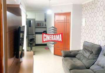 Apartamento para aluguel, 2 quartos, 1 suíte, vila camilópolis - santo andré/sp