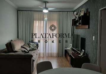 Apartamento com 3 dormitórios à venda, 98 m² por r$ 691.500,00 - vila guarani - jundiaí/sp