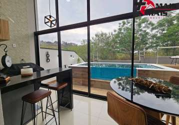 Casa sobrado à venda no condomínio residencial bella campinas