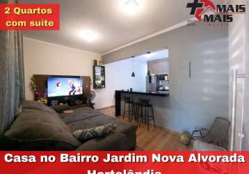 Casa à venda no bairro jardim nova alvorada – hortolândia