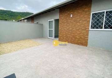 Aluguel r$ 4.500 + taxas / casa com 2 dormitórios sendo 1 suíte,  96 m² - fazenda - itajaí/sc