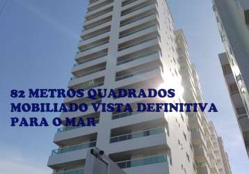 Apartamento mobiliado para venda com 82 metros quadrados com 2 quartos em jardim praia grande - mongaguá - sp