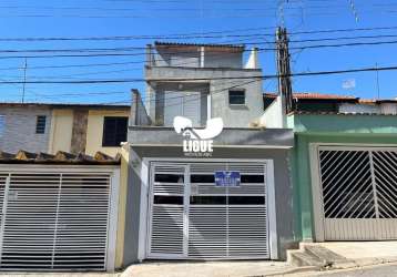 Casa com 3 quartos à venda na rua almir ribeiro, 24, vila camilópolis, santo andré por r$ 560.000