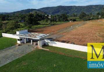 Terrenos em condomínio fechado à 1000 metros da praia alegre - nossa senhora de fatima - penha/sc