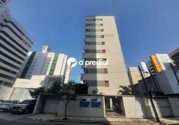 Apartamento para aluguel, 3 quartos, 1 suíte, 1 vaga, meireles - fortaleza/ce