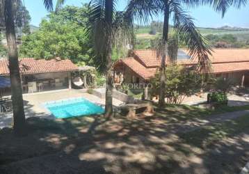 Casa/chácara à venda no bairro canedos em piracaia