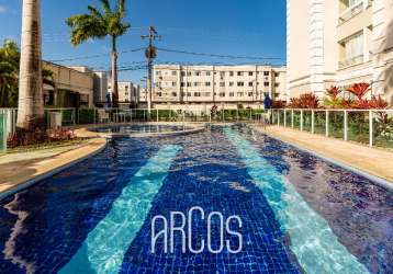 Apartamento no residencial alameda das águas, inácio barbosa, 54m² 2 quartos, aracaju - se