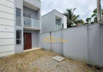 Excelente casa duplex independente com 2 quartos à venda, 69 m² - residencial rio das ostras - rio das ostras/rj