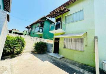 Casa com 2 dormitórios à venda, 77 m² por r$ 250.000 - extensão do bosque/camping do bosque - rio das ostras/rj