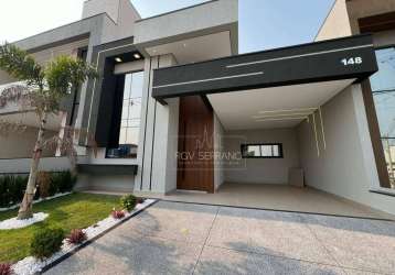 Casa com 3 dormitórios à venda, 136 m² por r$ 1.271.900,00 -  park gran reserve  - indaiatuba/sp