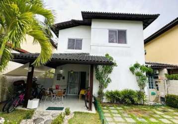 Casa com 4 dormitórios à venda, 206 m² por r$ 900.000 - recreio ipitanga - lauro de freitas/ba