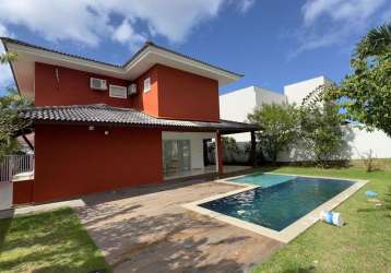 Casa com 4 dormitórios à venda, 250 m² por r$ 1.720.000 - alphaville litoral norte 1 - camaçari/ba