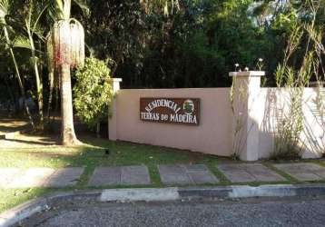 Terreno para venda no condomínio terras do madeira - granja viana