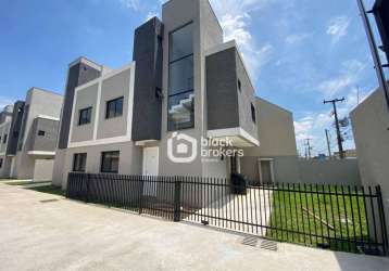 Sobrado 3 quartos, amplo terreno à venda, 105 m² por r$ 639.000 - uberaba - curitiba/pr