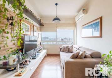 Apartamento de 1 dormitório com suíte americana, 1 vaga de garagem coberta&lt;br&gt;mobiliado e decorado.&lt;br&gt;&lt;br&gt;condomínio com infraestrutura completa, salão de festas, quiosque gourmet c