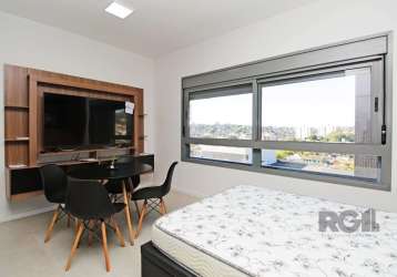 Lindo loft 100% mobiliado, em um zaffari embaixo do condomínio.&lt;br&gt;&lt;br&gt;imóvel localizado no desejado linked teresópolis. esse imóvel fica completamente mobiliado, em andar alto com ótima p