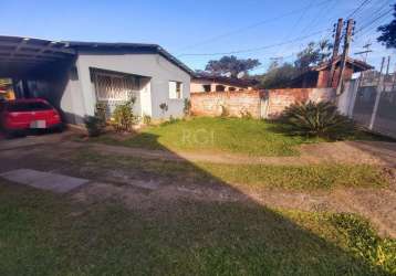 Casa no bairro lami com piscina, com 2 casas no terreno, casa principal com aproximadamente 72m² privativos com 2 dormitórios, amplo living  banheiro social, garagem para 3 carros. casa nos fundos com