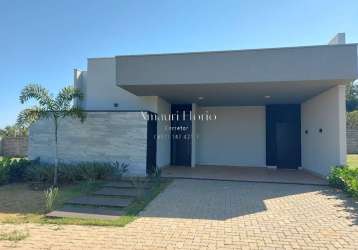 Casa em condomínio fechado com 3 quartos à venda na rua ettore berti, 972, residencial village damha, araraquara, 272 m2 por r$ 855.000