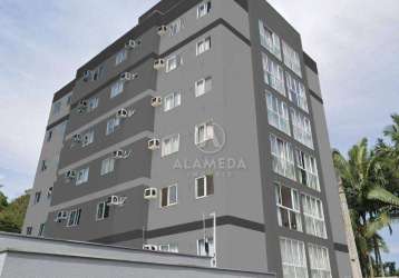 Apartamento com 2 dormitórios à venda, 64 m² por r$ 380.000,00 - fortaleza - blumenau/sc