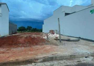 Terreno à venda, 250m² por r$ 260.000 - bosque dos buritis - uberlândia/mg