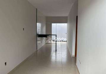 Casa com 2 dormitórios à venda, 70m² por r$ 230.000 - jardim sucupira - uberlândia/mg