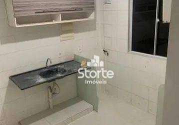 Apartamento com 2 dormitórios à venda, 45m² por r$ 150.000 (opção do ágio também) - pequis - uberlândia/mg