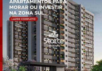 Apartamentos à venda, 51,13m² à 86,41m² à partir de r$ r$ 328.880,16 - gávea sul - uberlândia/mg