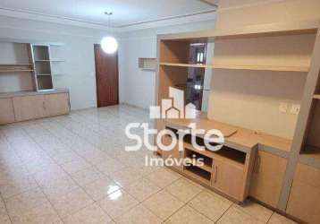 Apartamento com 3 dormitórios à venda, 115 m² por r$ 450.000,00 - tibery - uberlândia/mg