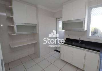 Apartamento com 3 dormitórios à venda, 81 m² por r$ 350.000,00 - tubalina - uberlândia/mg