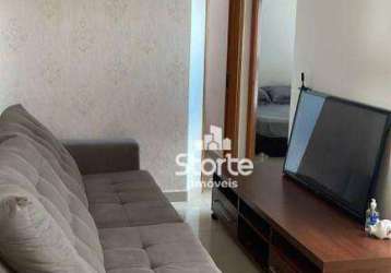 Apartamento com 2 dormitórios à venda, 50 m² por r$ 220.000,00 - granada - uberlândia/mg