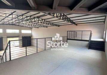 Galpão à venda, 360,50m² por r$ 1.600.000 - segismundo pereira - uberlândia/mg