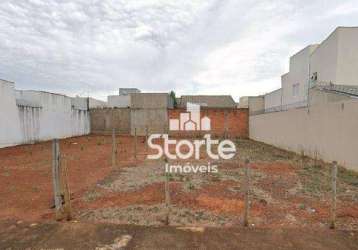 Terreno à venda, 250 m² por r$ 232.000,00 - bosque dos buritis - uberlândia/mg