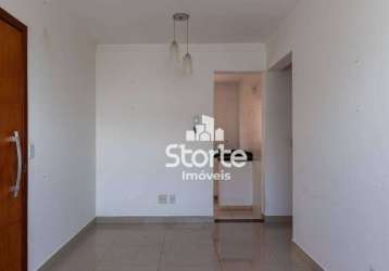 Apartamento com 2 dormitórios à venda, 56 m² por r$ 260.000,00 - santa mônica - uberlândia/mg