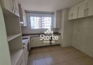 Apartamento com 3 dormitórios para alugar, 164 m² por r$ 5.790,00/mês - osvaldo rezende - uberlândia/mg