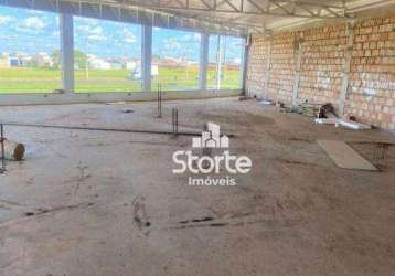 Sala comercial para alugar, 400 m² por r$ 16.000/mês - monte hebron - uberlândia/mg