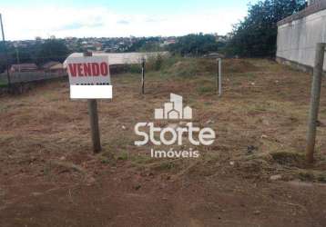 Terreno à venda, 360 m² por r$ 250.000 - jaraguá - uberlândia/mg